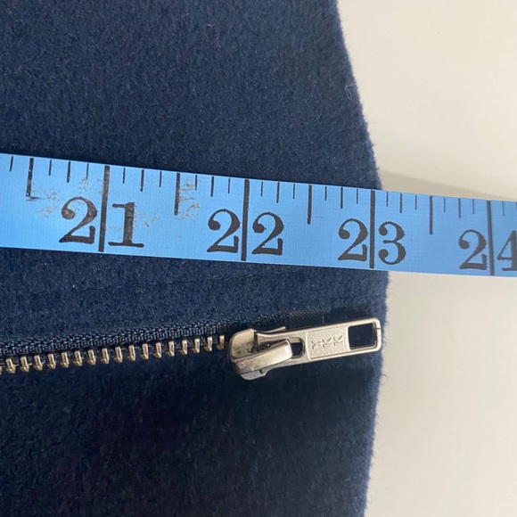 Trouve Motorcycle Jacket Blue Zip Up Small - Picture 10 of 11